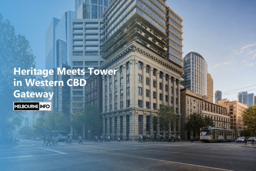 AI Generated - Heritage Meets Tower in Western CBD Gateway