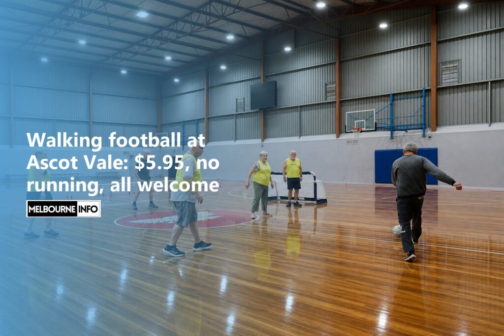 AI Generated - Walking football at Ascot Vale: $5.95, no running, all welcome