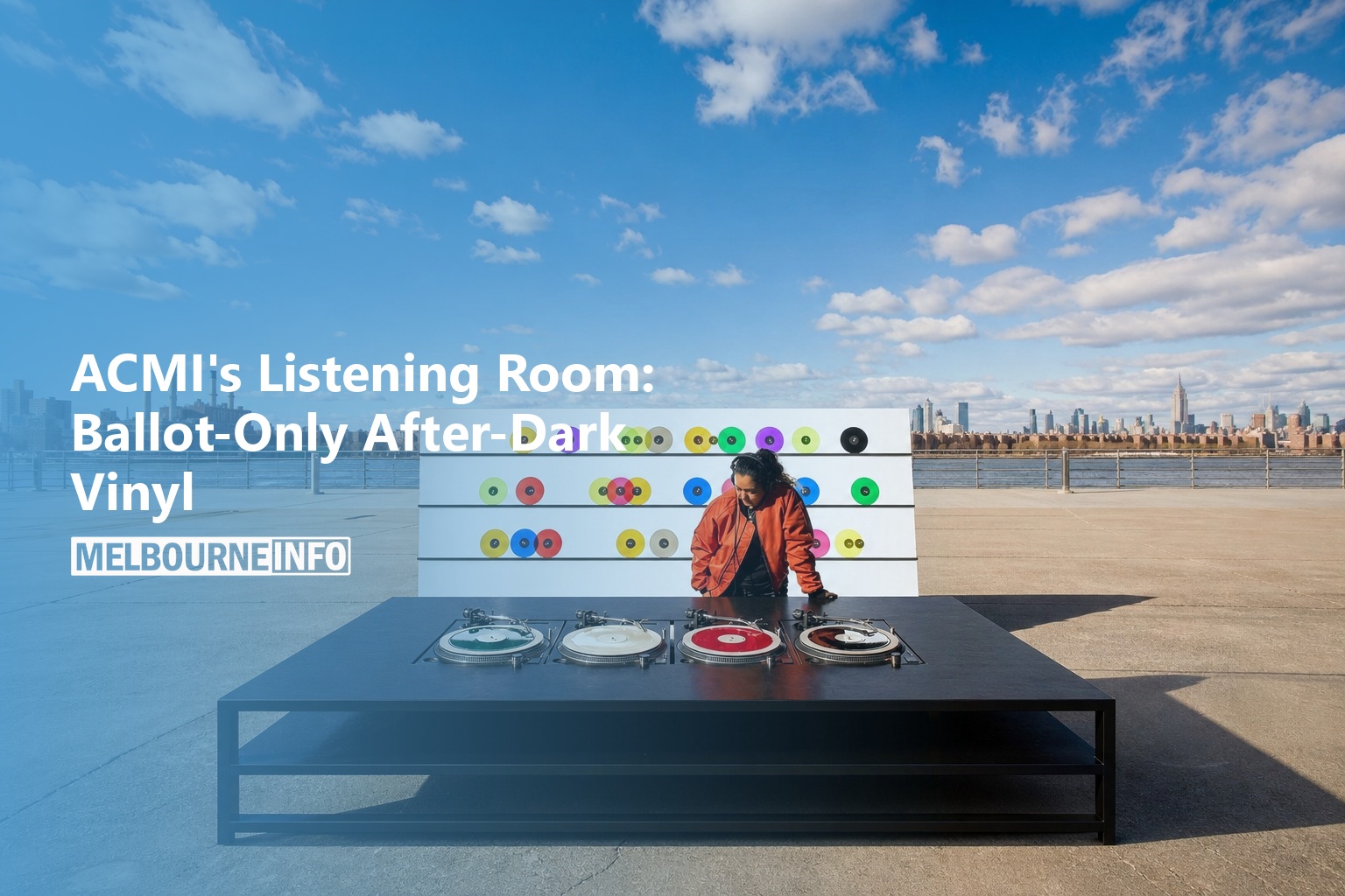AI Generated - ACMI's Listening Room: Ballot-Only After-Dark Vinyl