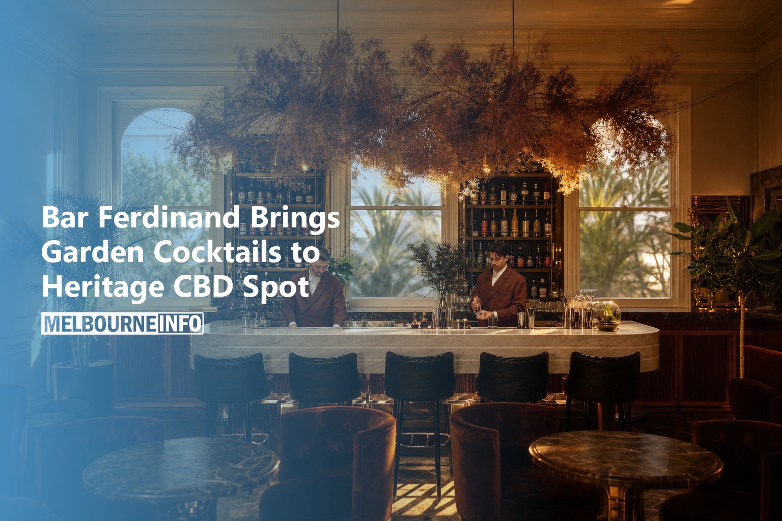 AI Generated - Bar Ferdinand Brings Garden Cocktails to Heritage CBD Spot
