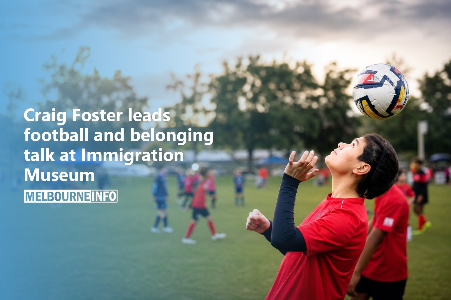 AI Generated - Craig Foster leads football and belonging talk at Immigration Museum