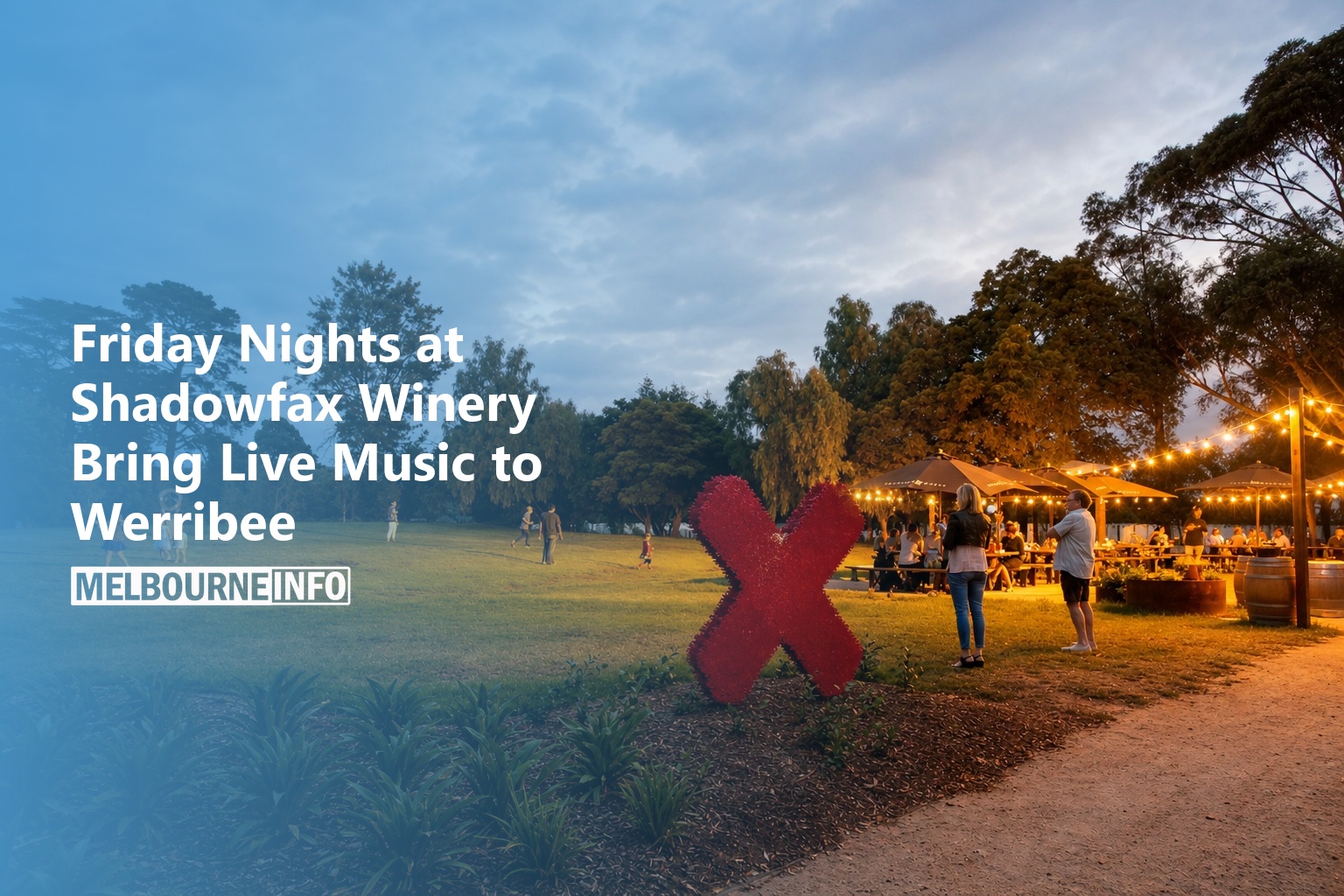 AI Generated - Friday Nights at Shadowfax Winery Bring Live Music to Werribee
