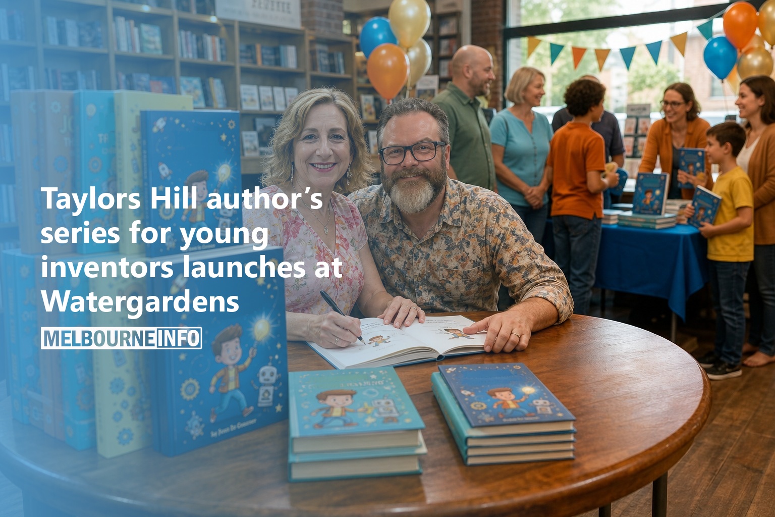 AI Generated - Taylors Hill author’s series for young inventors launches at Watergardens