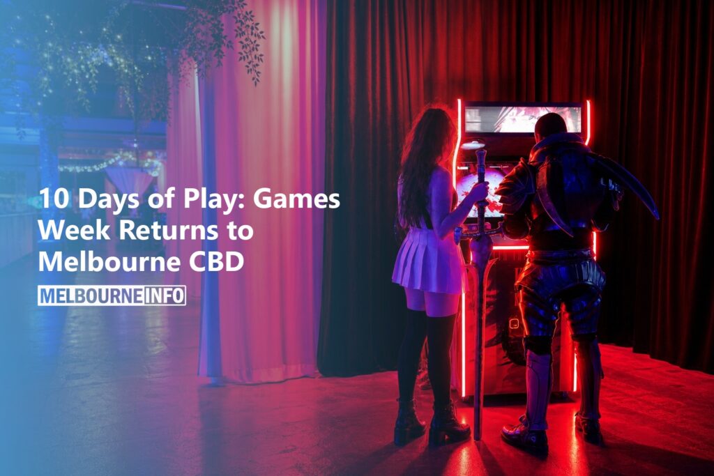 AI Generated - 10 Days of Play: Games Week Returns to Melbourne CBD
