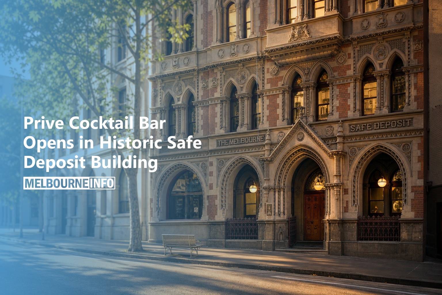 AI Generated - Prive Cocktail Bar Opens in Historic Safe Deposit Building