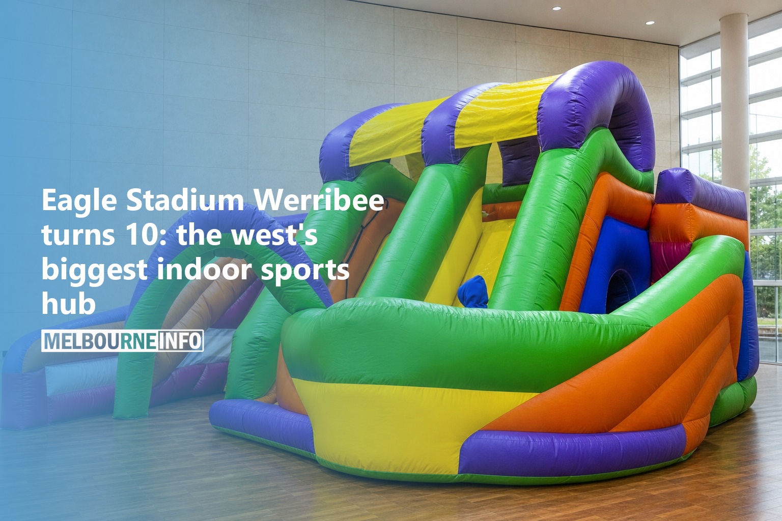 AI Generated - Eagle Stadium Werribee turns 10: the west's biggest indoor sports hub