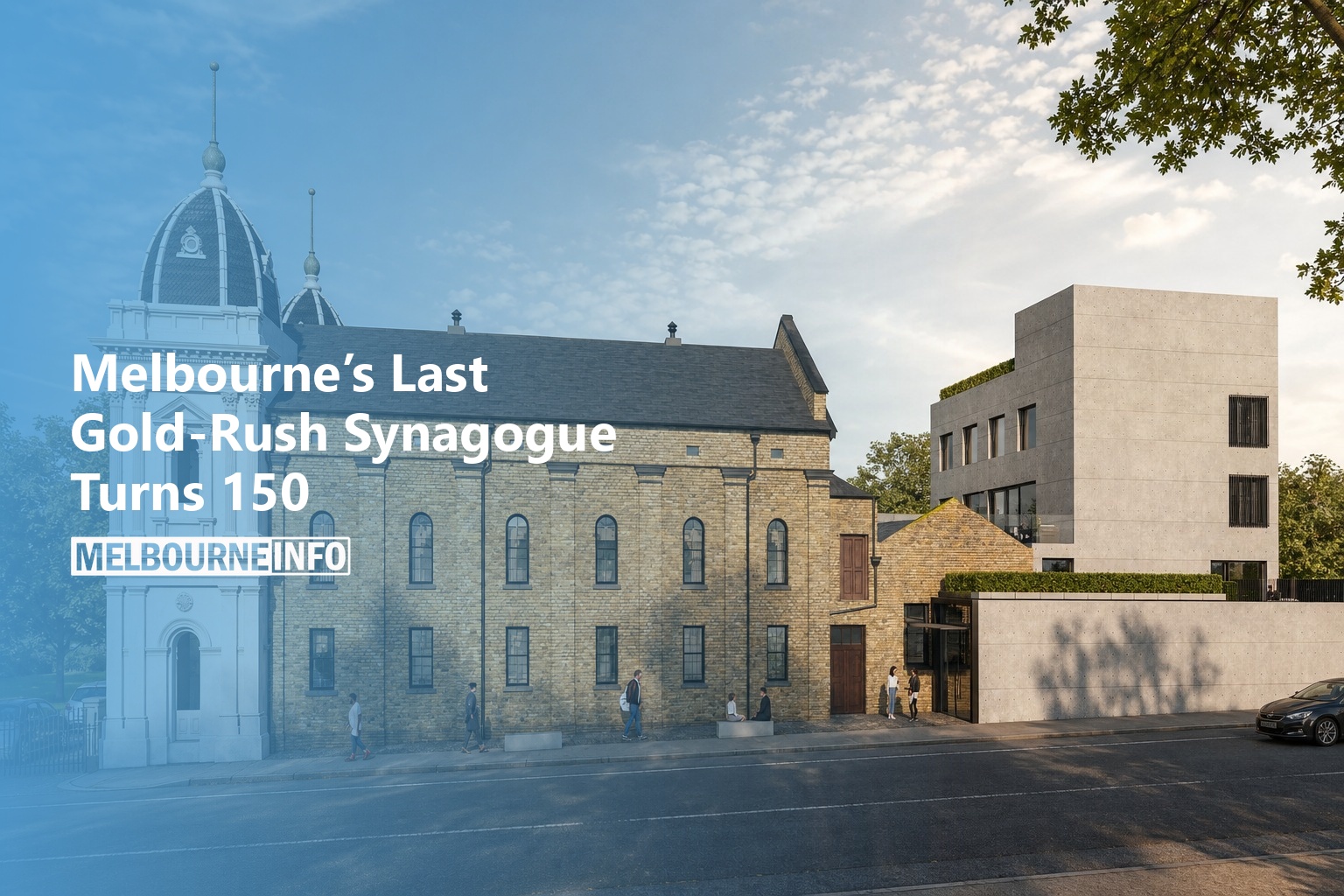 AI Generated - Melbourne’s Last Gold-Rush Synagogue Turns 150