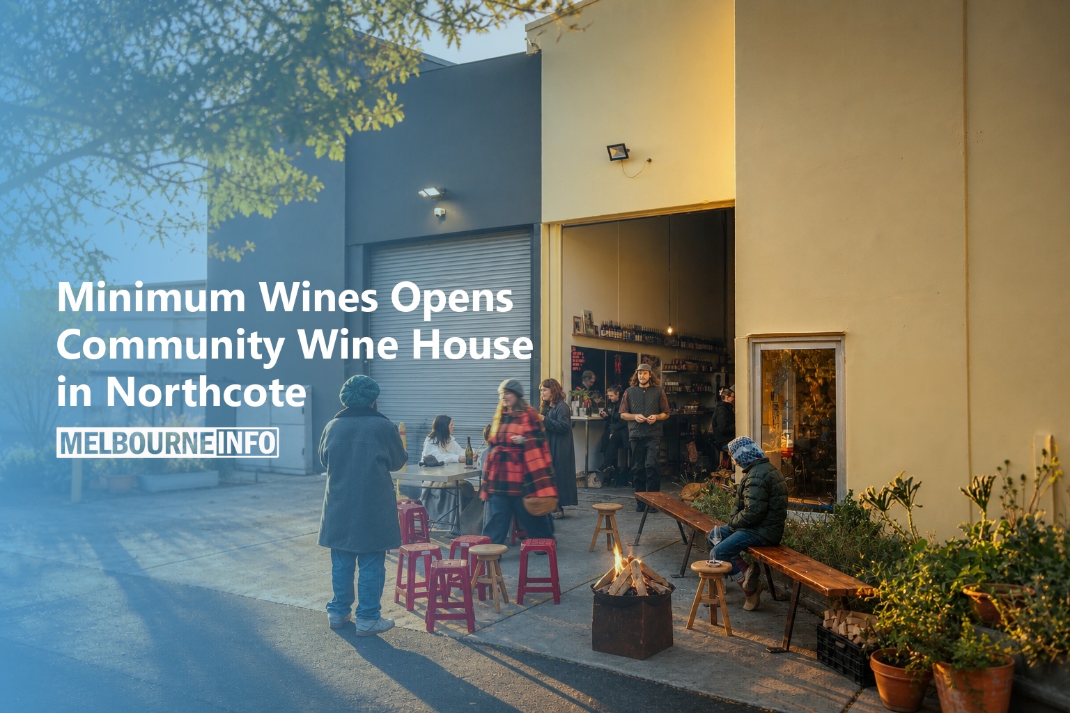 AI Generated - Minimum Wines Opens Community Wine House in Northcote