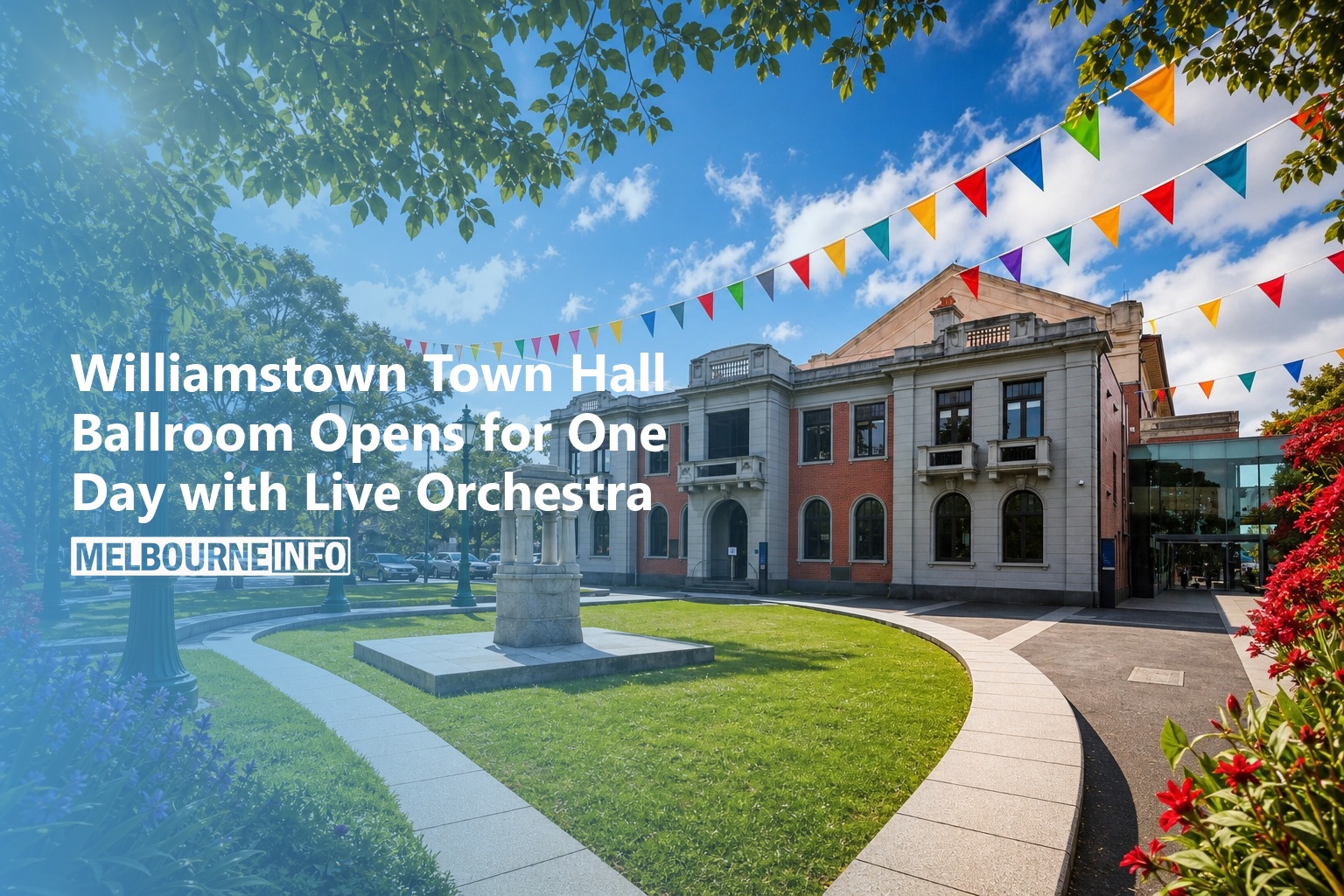 AI Generated - Williamstown Town Hall Ballroom Opens for One Day with Live Orchestra